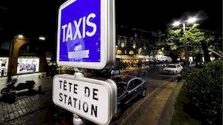 Tête de station de taxi